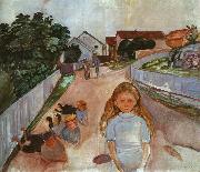 Street in Asgardstrand Edvard Munch